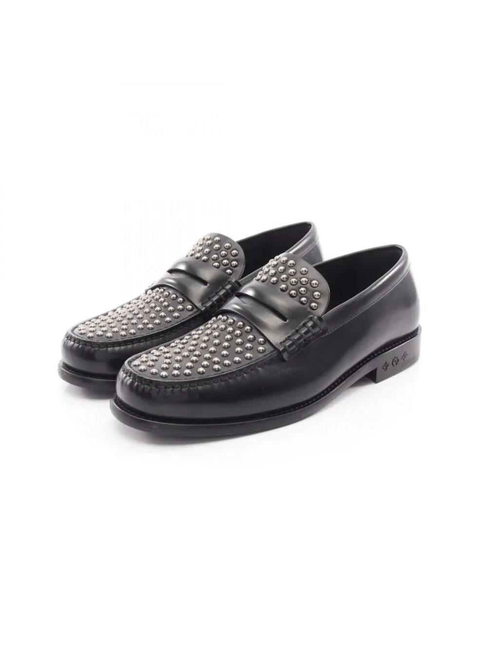 Louis Vuitton Shoes Studs Dress Loafers Leather